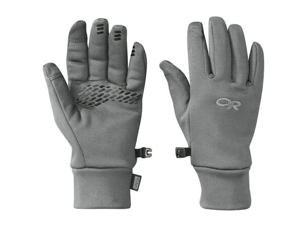OR PL 400 Sensor Gloves W Mørk grå M Meget varme fleecehansker